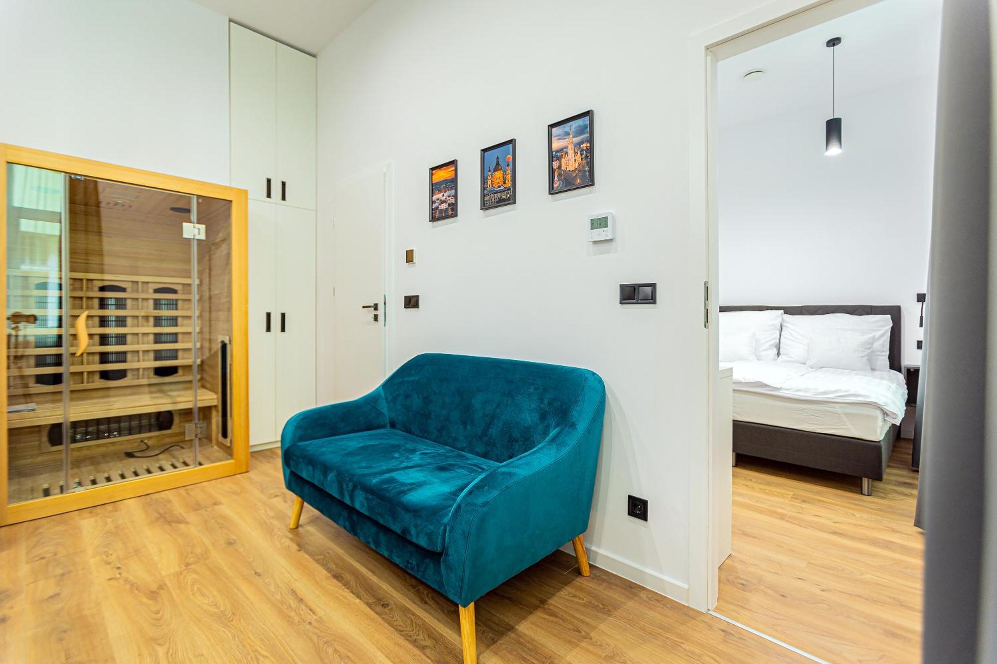 בודפשט Deluxe4 Apartment With 2 Rooms Next To The Synagogue Free Air Conditioner, Sauna מראה חיצוני תמונה